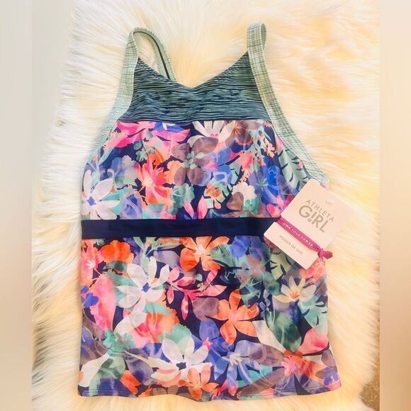 NWT Athleta Girl Surfs Up Tankini Top! - Picture 1 of 4